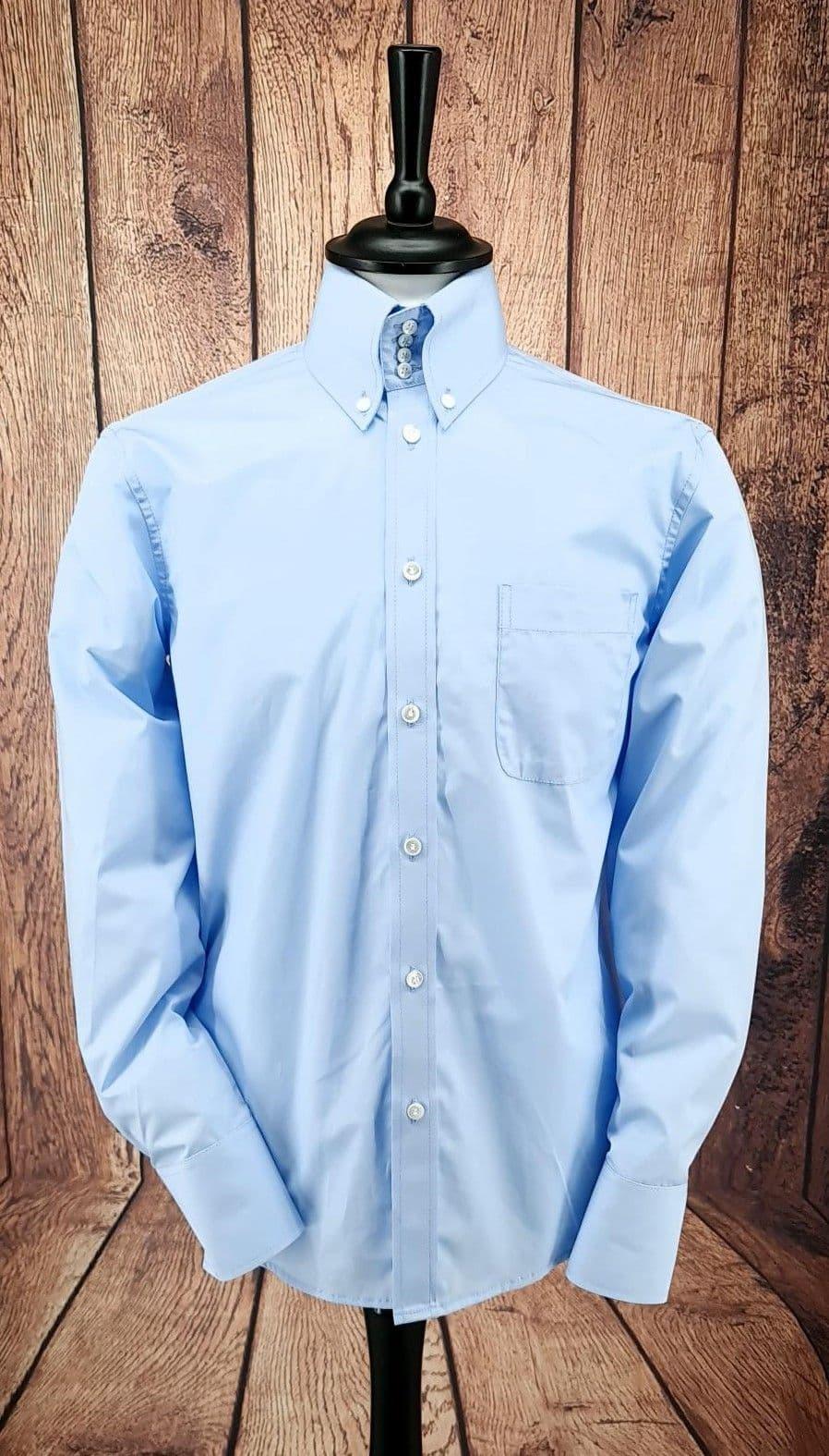 "Dan" 4 Button High Button Collar Shirt