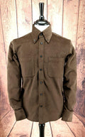 "Danny" Choc Brown Button Down Shirt