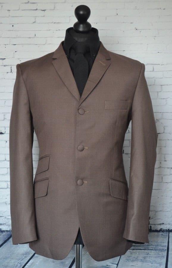 "Dobbs" Brown 3 Button Suit