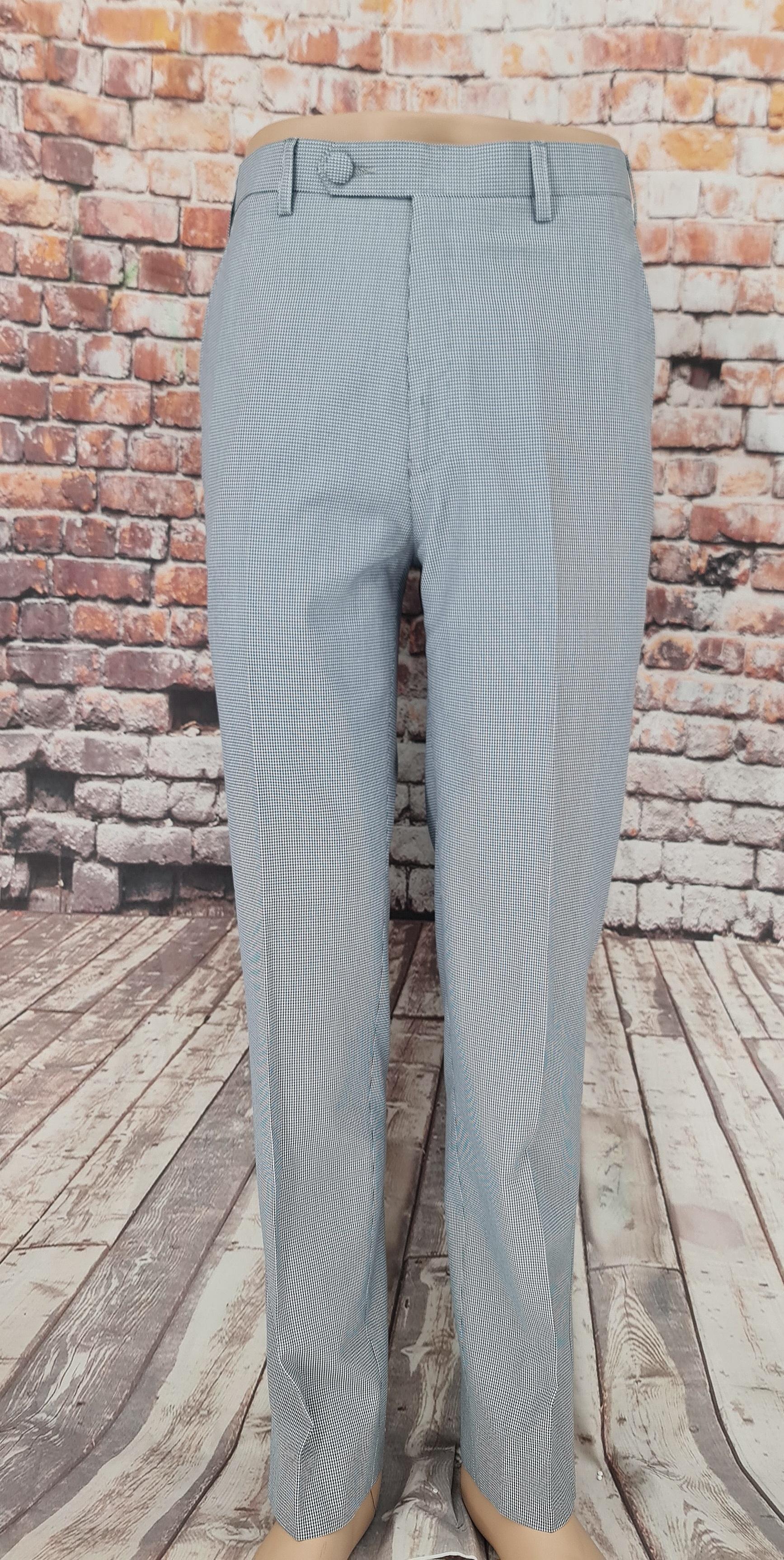 "Rudie"Black & White Dogtooth Check Suit