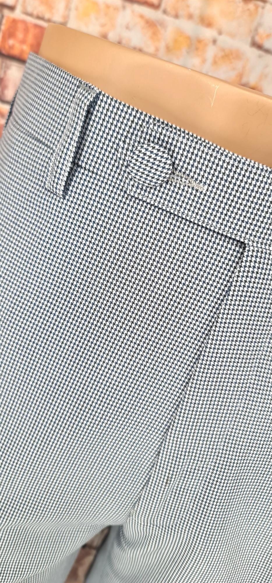 "Rudie"Black & White Dogtooth Check Suit