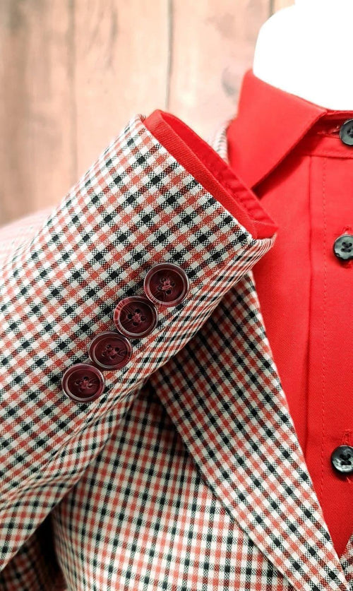 "Donna" Two Piece Small Check Suit