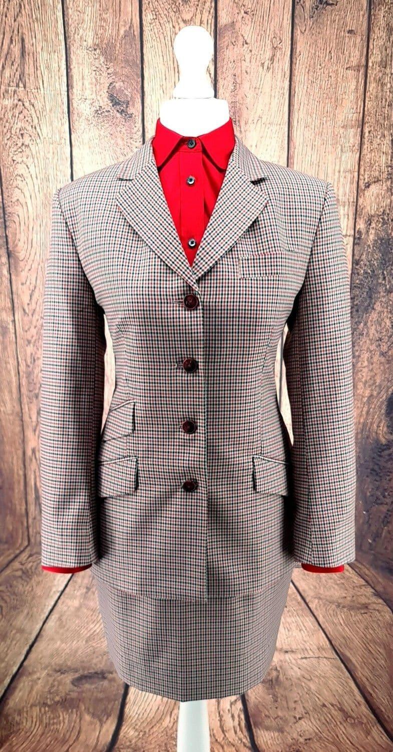"Donna" Two Piece Small Check Suit