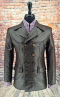 "Doyle" Leather 8 Button Double Breasted Jacket