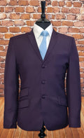 "Duke" Purple Three Button Suit. Modclothin