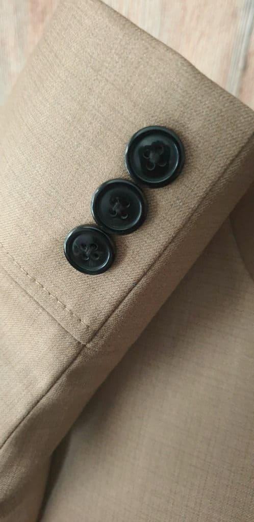 "Duncan" Taupe 60s Inspired Dress Jacket