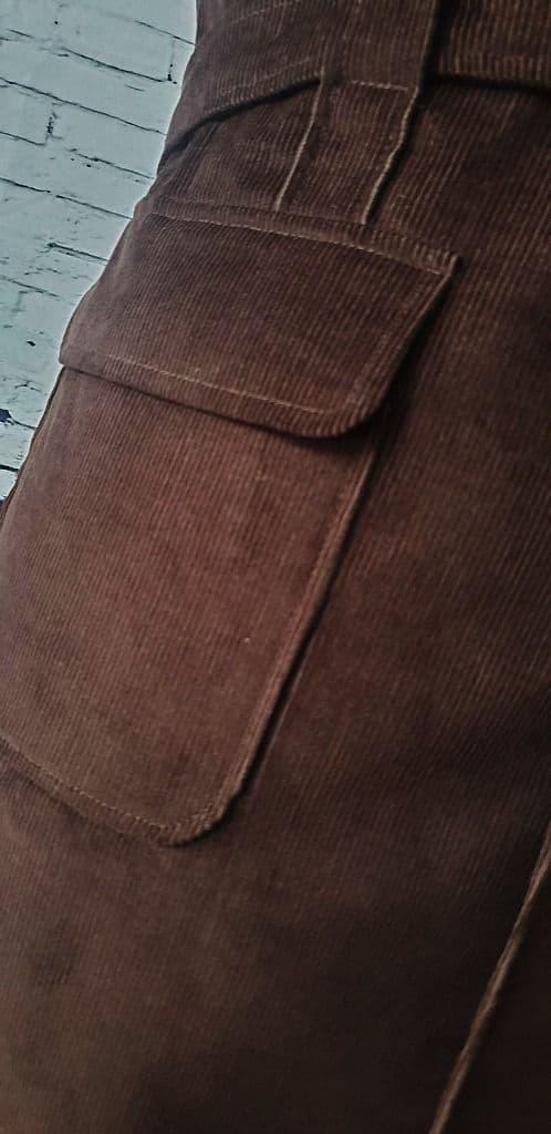 "Edward" Edwardian Brown Corduroy Coat"