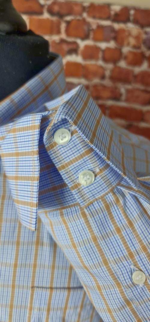 "Ellis" Button Down Beagle Collar Shirt