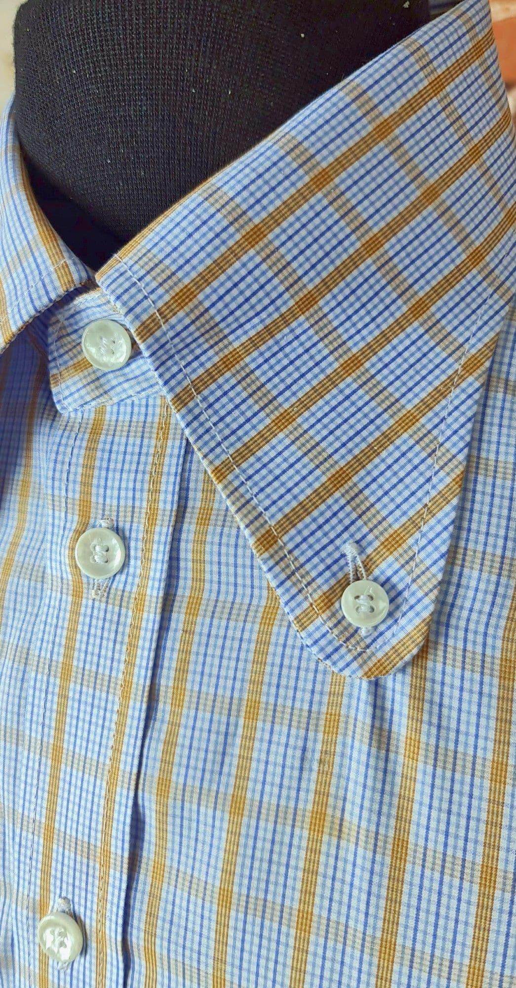 "Ellis" Button Down Beagle Collar Shirt