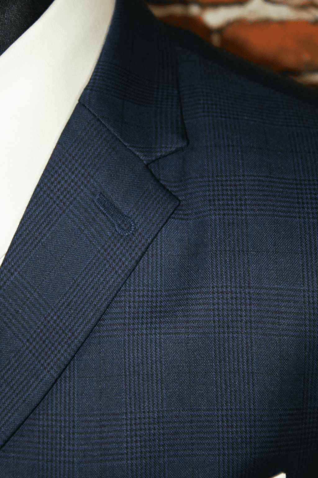 Erwin -Rich Navy Pow Checked Suit