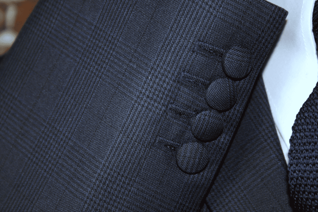 Erwin -Rich Navy Pow Checked Suit