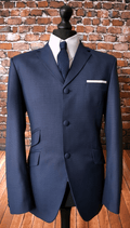 Erwin -Rich Navy Pow Checked Suit