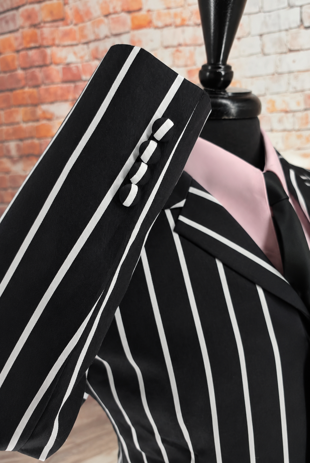 Bertie - Black & White Striped Boating Blazer