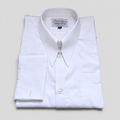 Linden - White Cotton Spearpoint & Tab Collar Shirt