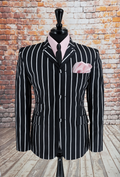 Bertie - Black & White Striped Boating Blazer