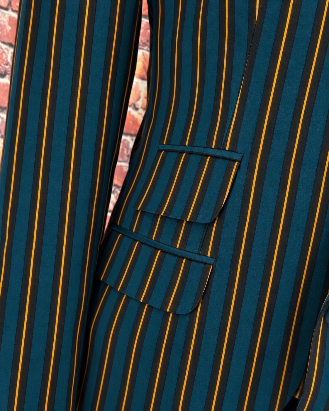 Middleton - Deep Green Striped Boating Blazer