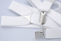 White Brace Slim With Clips