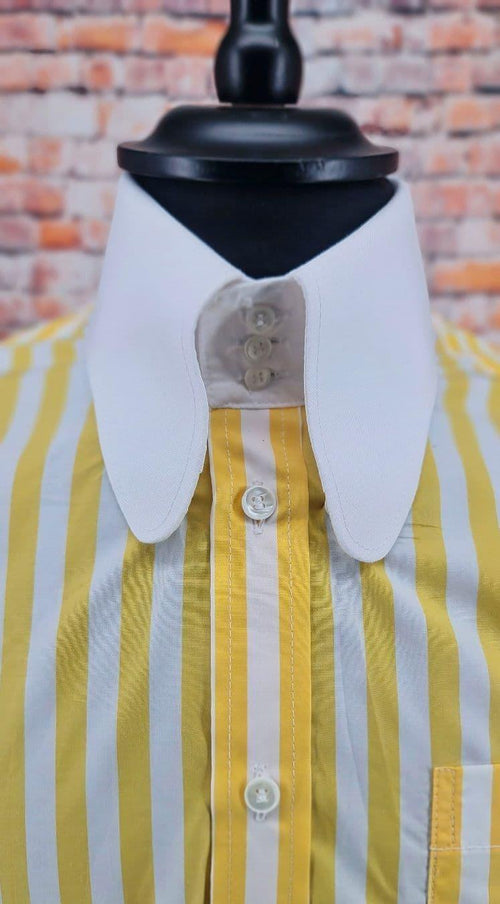 "Florence" Button Down Striped Shirt Modclothin