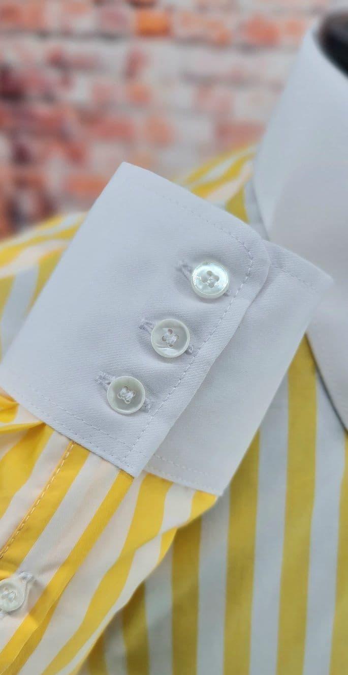 "Florence" Button Down Striped Shirt Modclothin