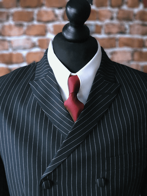 "Garfield" Double Breasted Pinstripe 6 Button Suit