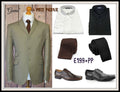 Gavin Taupe 3 Button Suit Package