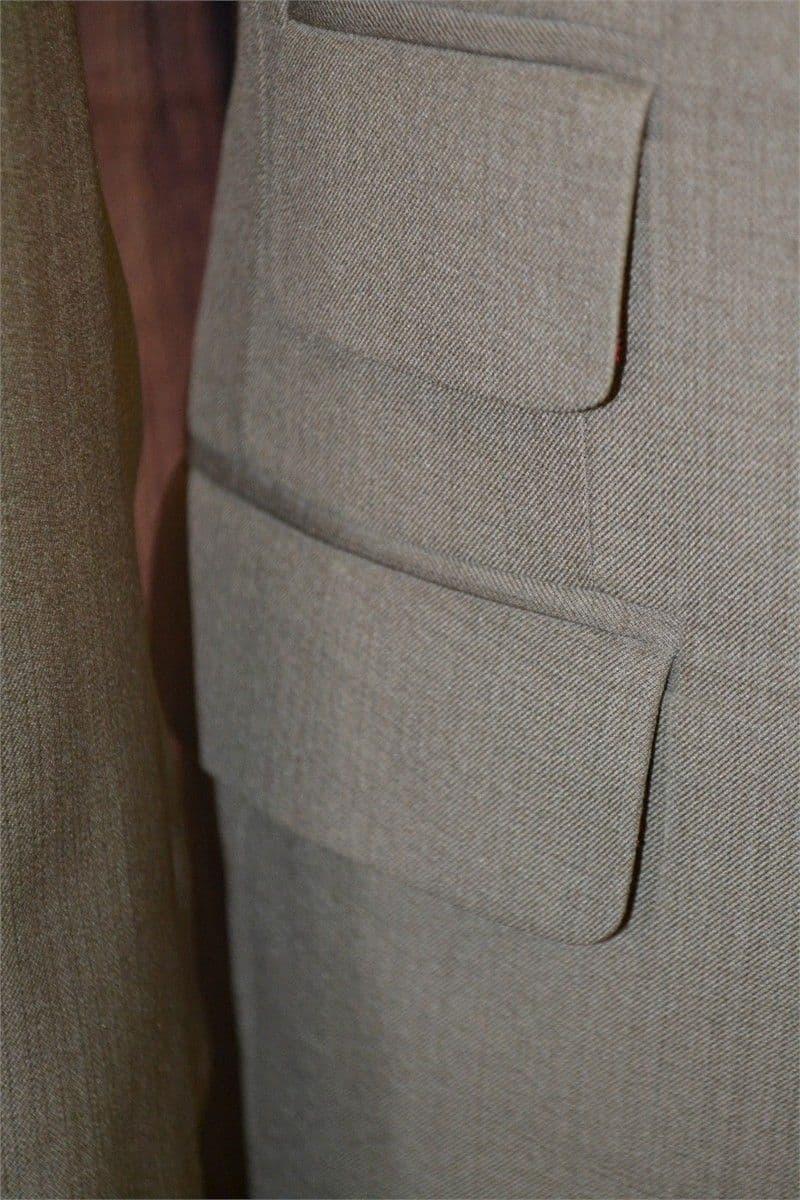 "Gavin" Taupe Three Button Suit