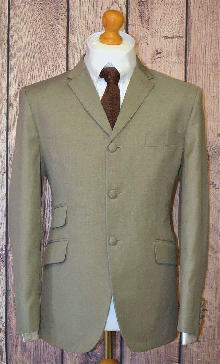 "Gavin" Taupe Three Button Suit
