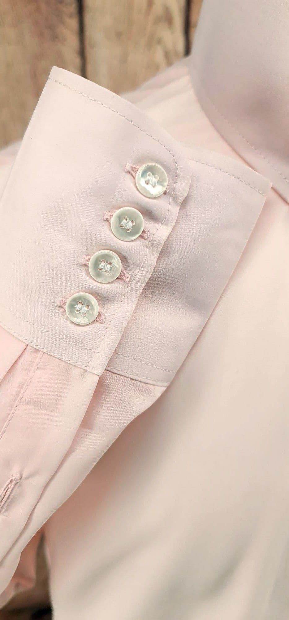 "Gilbert" Blush 2ply Cotton Button Down Shirt Modclothin