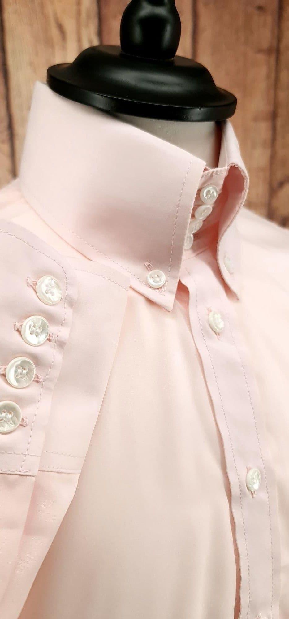 "Gilbert" Blush 2ply Cotton Button Down Shirt Modclothin