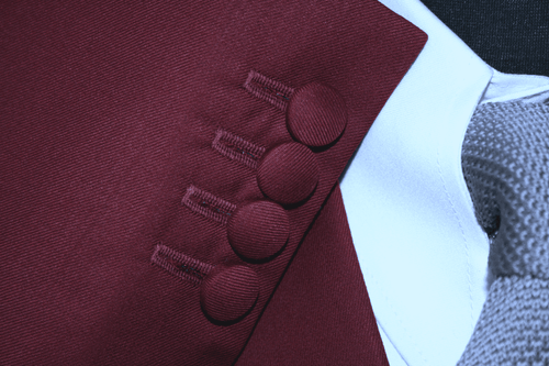 "Granville" Three Button Berry Suit