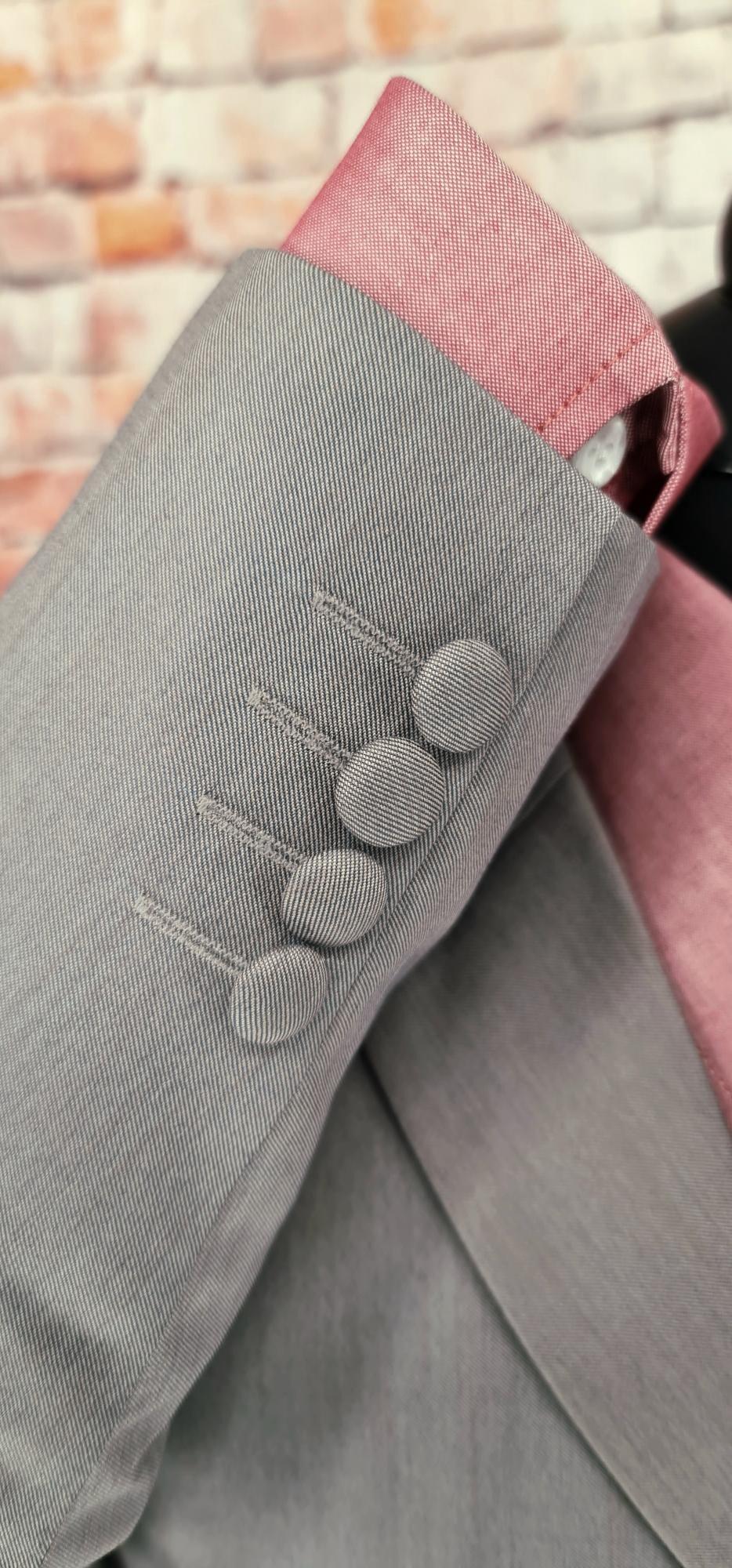 "Theodore" Grey 3 Button Suit