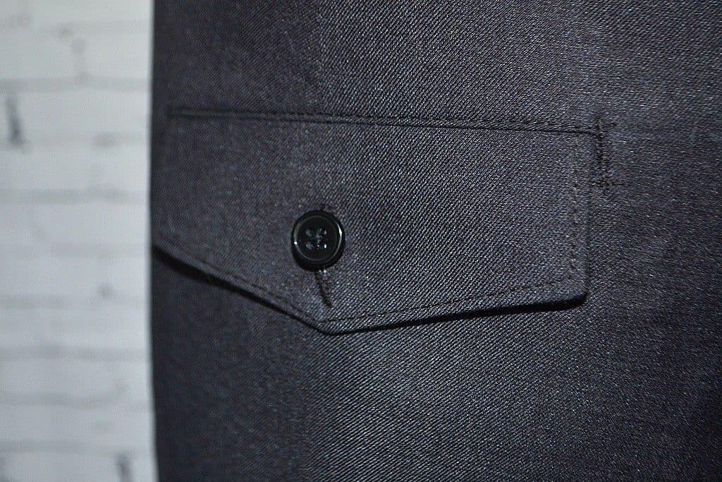 GREY NORTHERN SOUL PEG FRONT TROUSERS