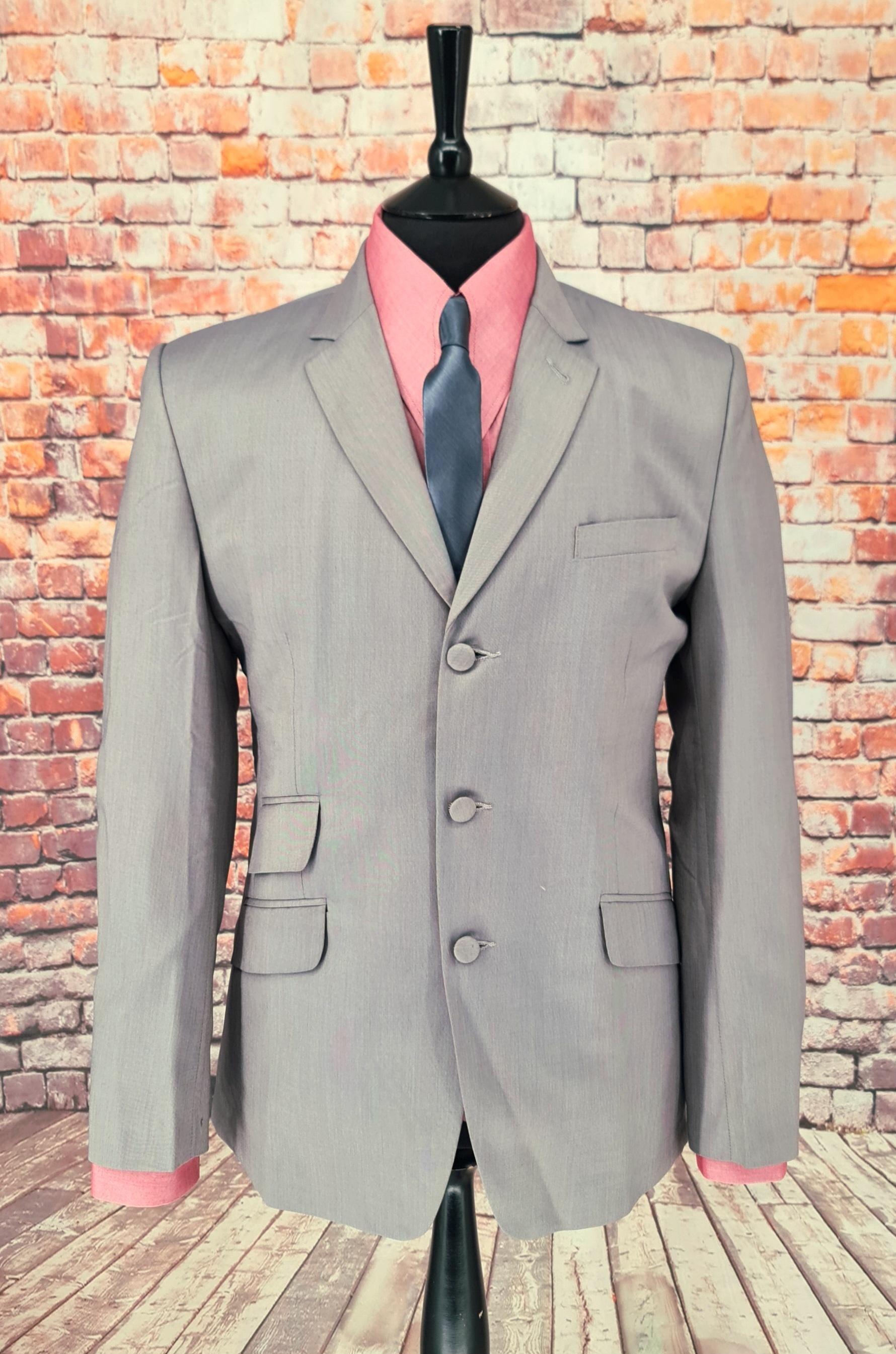 "Theodore" Grey 3 Button Suit