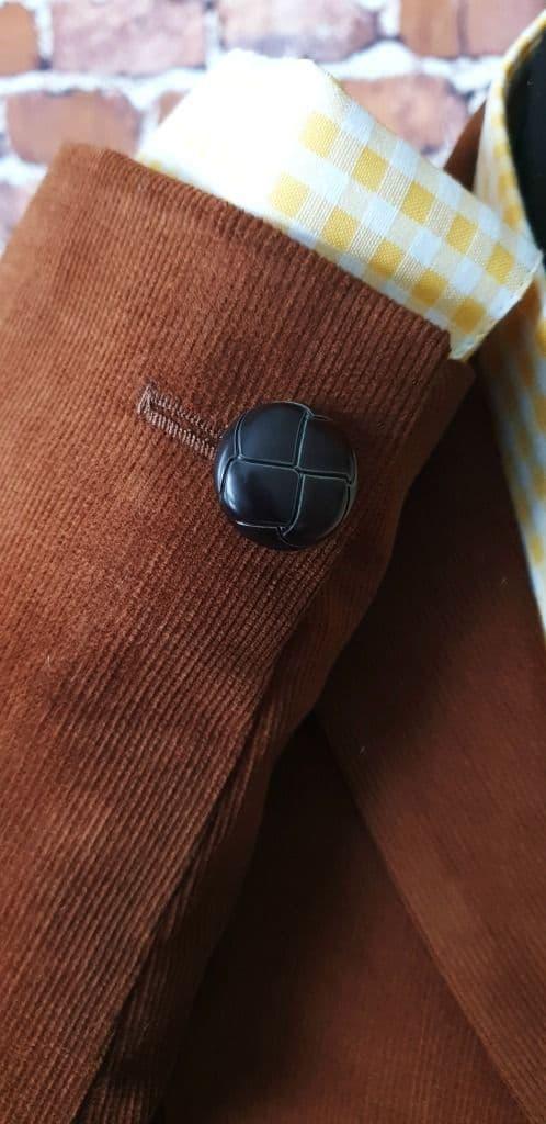 "Harold" Tobacco Cord Envelope Pocket Jacket
