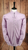 "Heaton"  Luxury 2Ply Cotton Lilac Spearpoint Collar Shirt