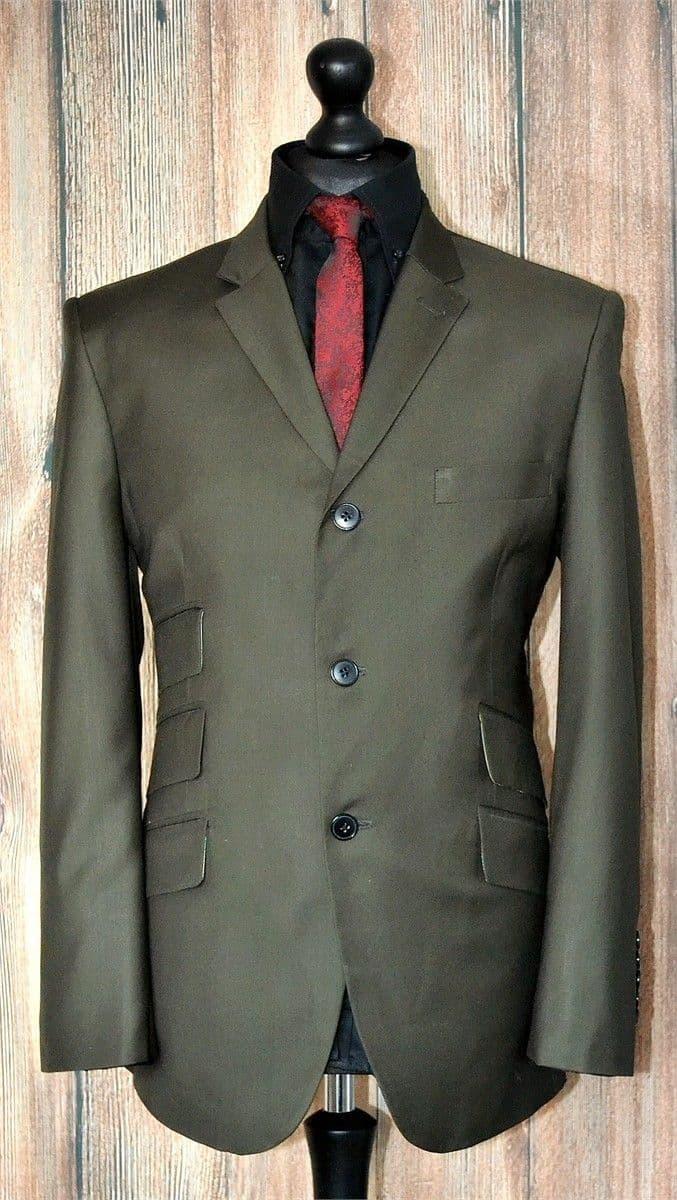 Horace - 3/2 Pocket Vintage Green Suit