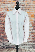 Rose - Women's Blush Beagle Collar Shirt