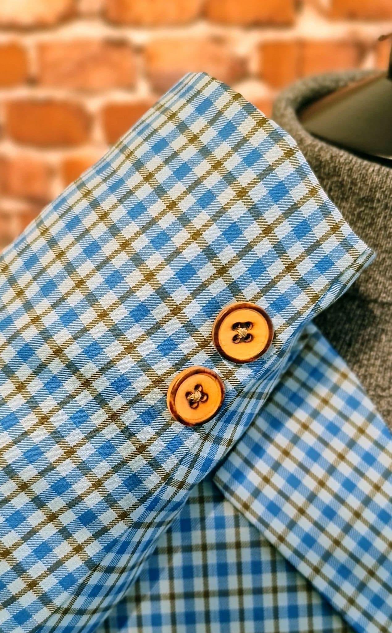 Roger Blue Brown Check Jacket