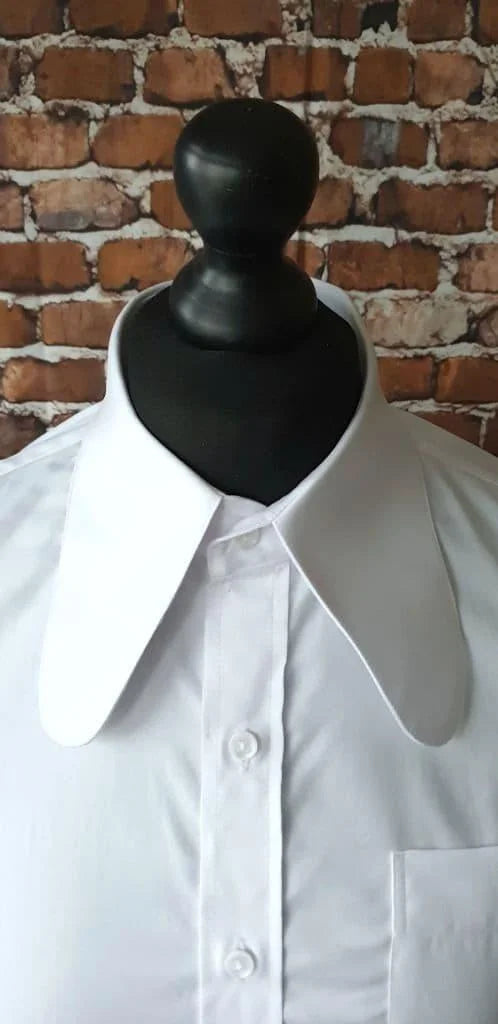 "Joshua" 70s Beagle Collar Shirt