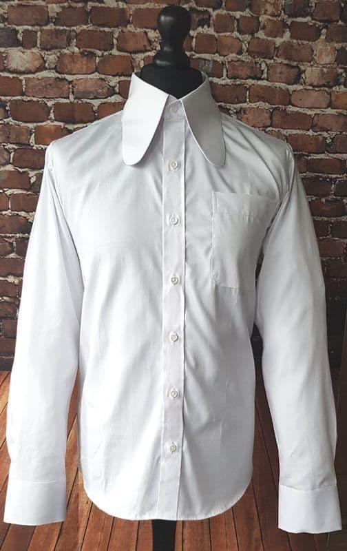 "Joshua" 70s Beagle Collar Shirt