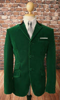 "Kensington"  Velvet Jacket With A Black Velvet Collar