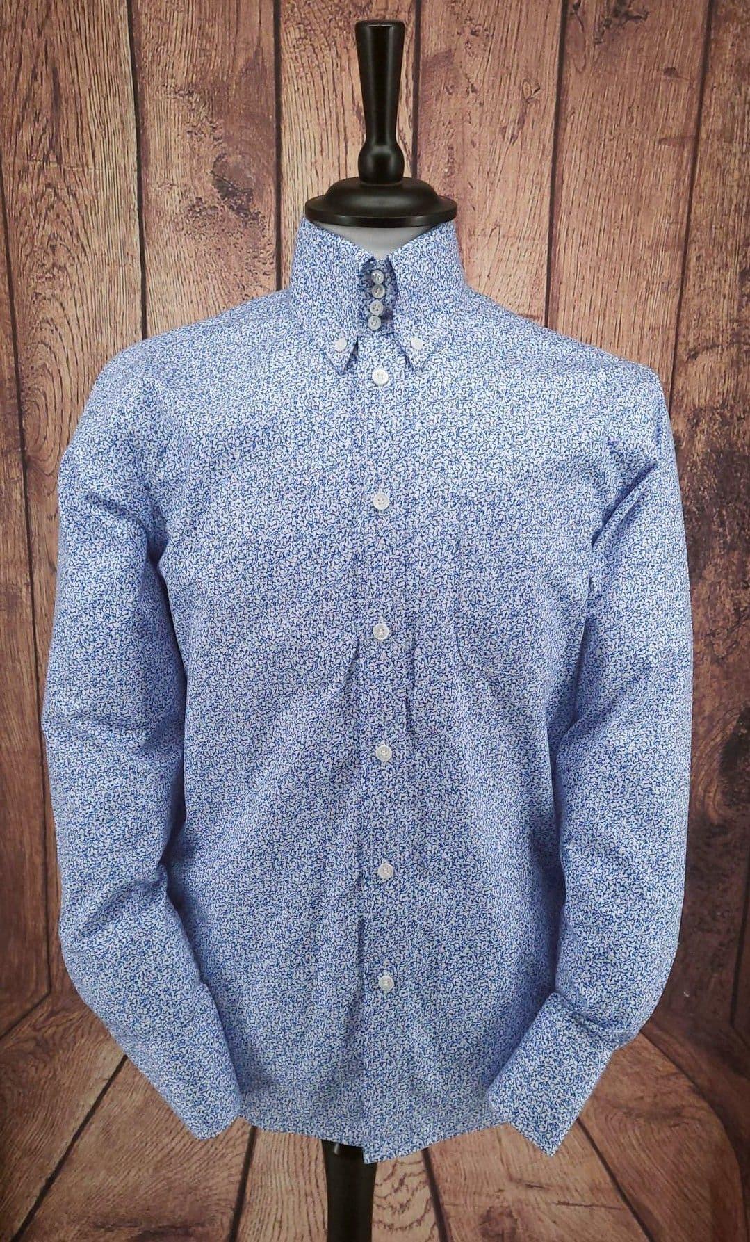 "Larkin" 4 Button Collar Long Sleeve Modclothin