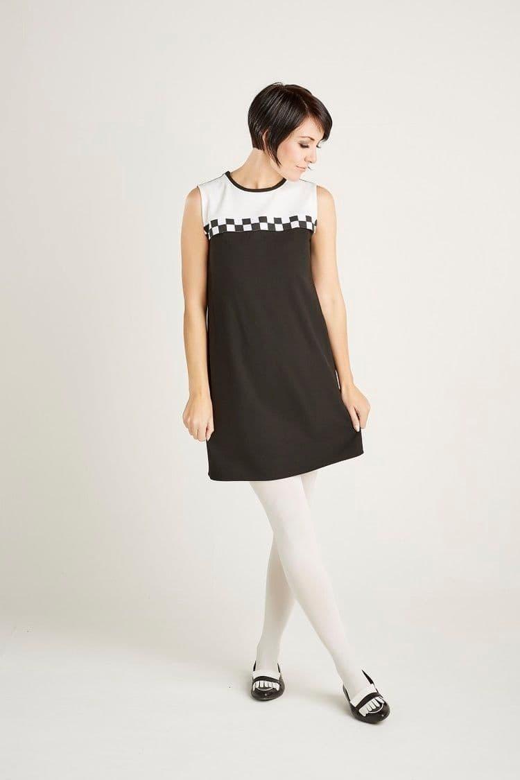 LOVE HER MADLY "SANDY" MONOCHROME DRESS