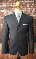 "Lucas" Charcoal Three Button Suit