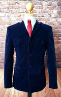 "Marriott" Rich Blue Velvet Jacket