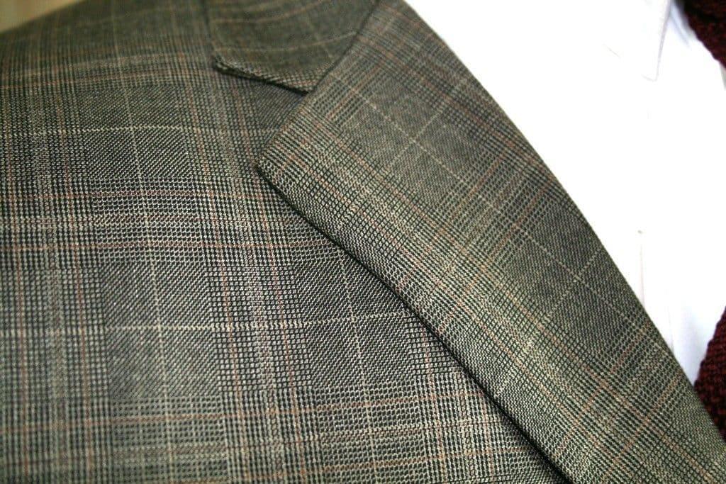 "Maurice" Nutmeg Checked 3 button Suit