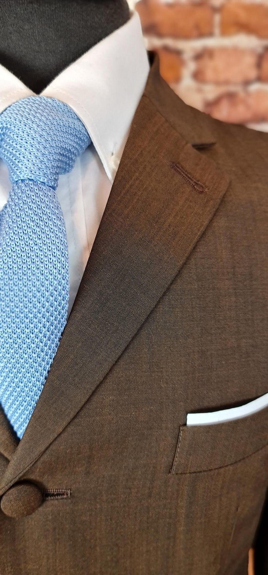"Moore" Old Gold & Black  Mohair Two Tone Suit