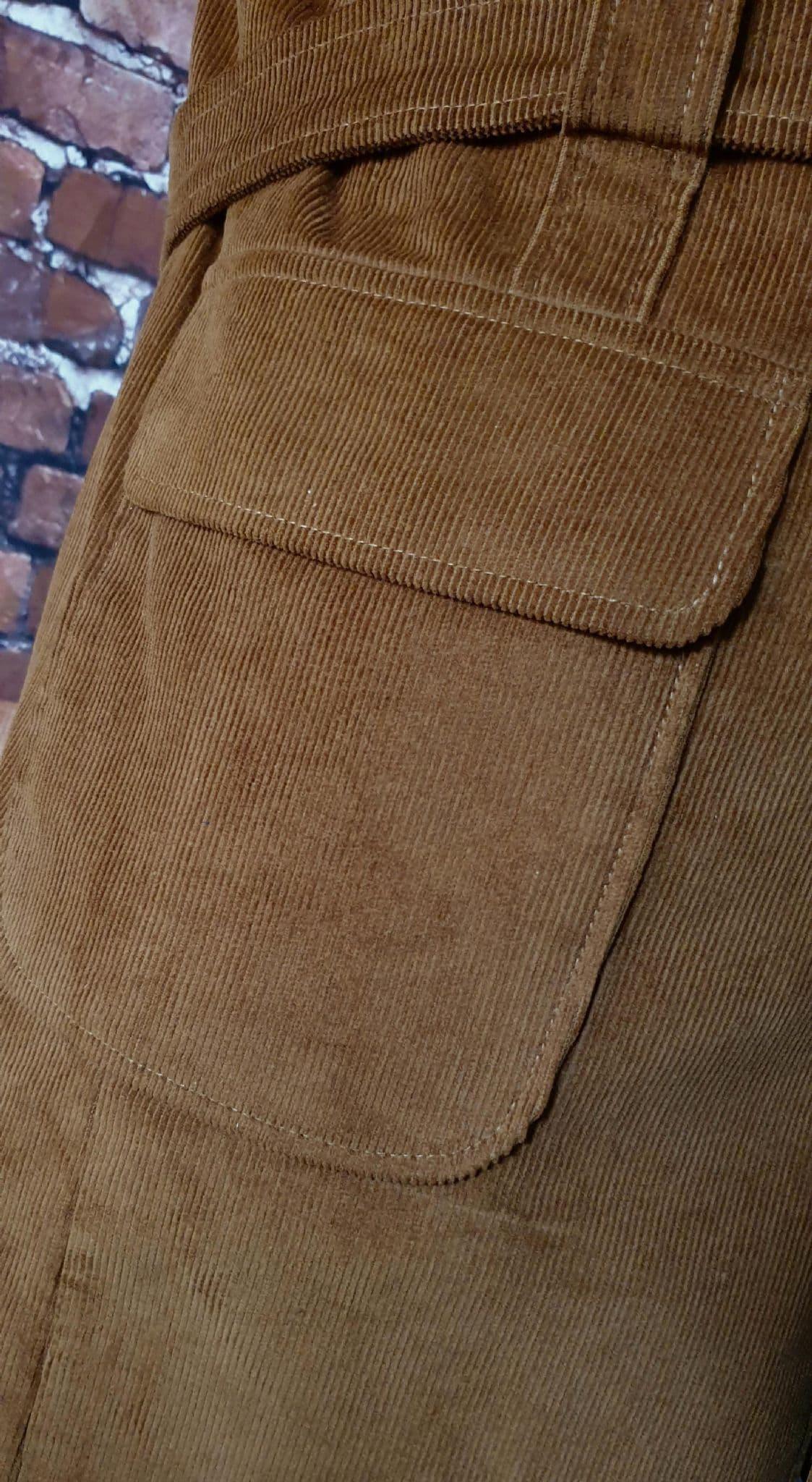 "Mr Mcaf" Edwardian Tobacco Corduroy Coat