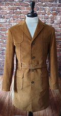 "Mr Mcaf" Edwardian Tobacco Corduroy Coat