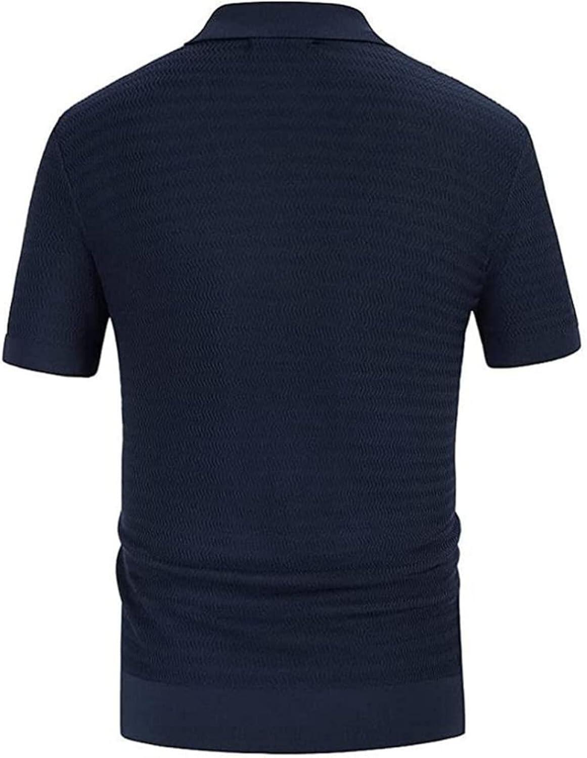 Navy & White Stripe Button Through Knitwear